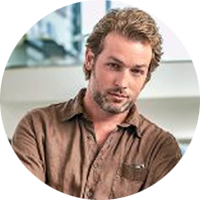 man in brown button up shirt